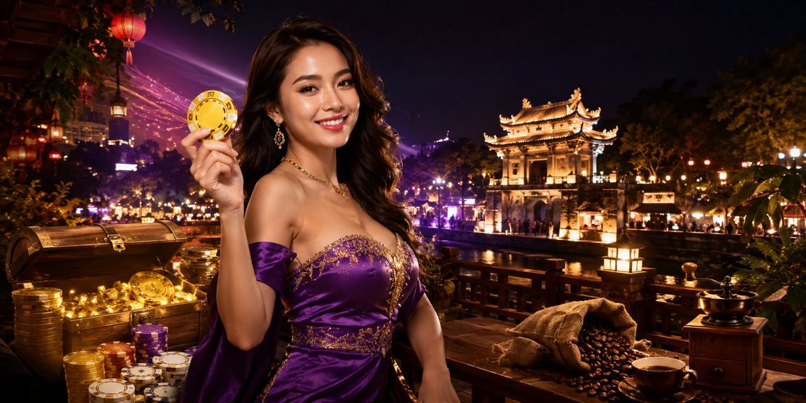 Người dùng tại Hà Nội sử dụng điện thoại di động để đặt cược và nhận cashback trong quán cà phê